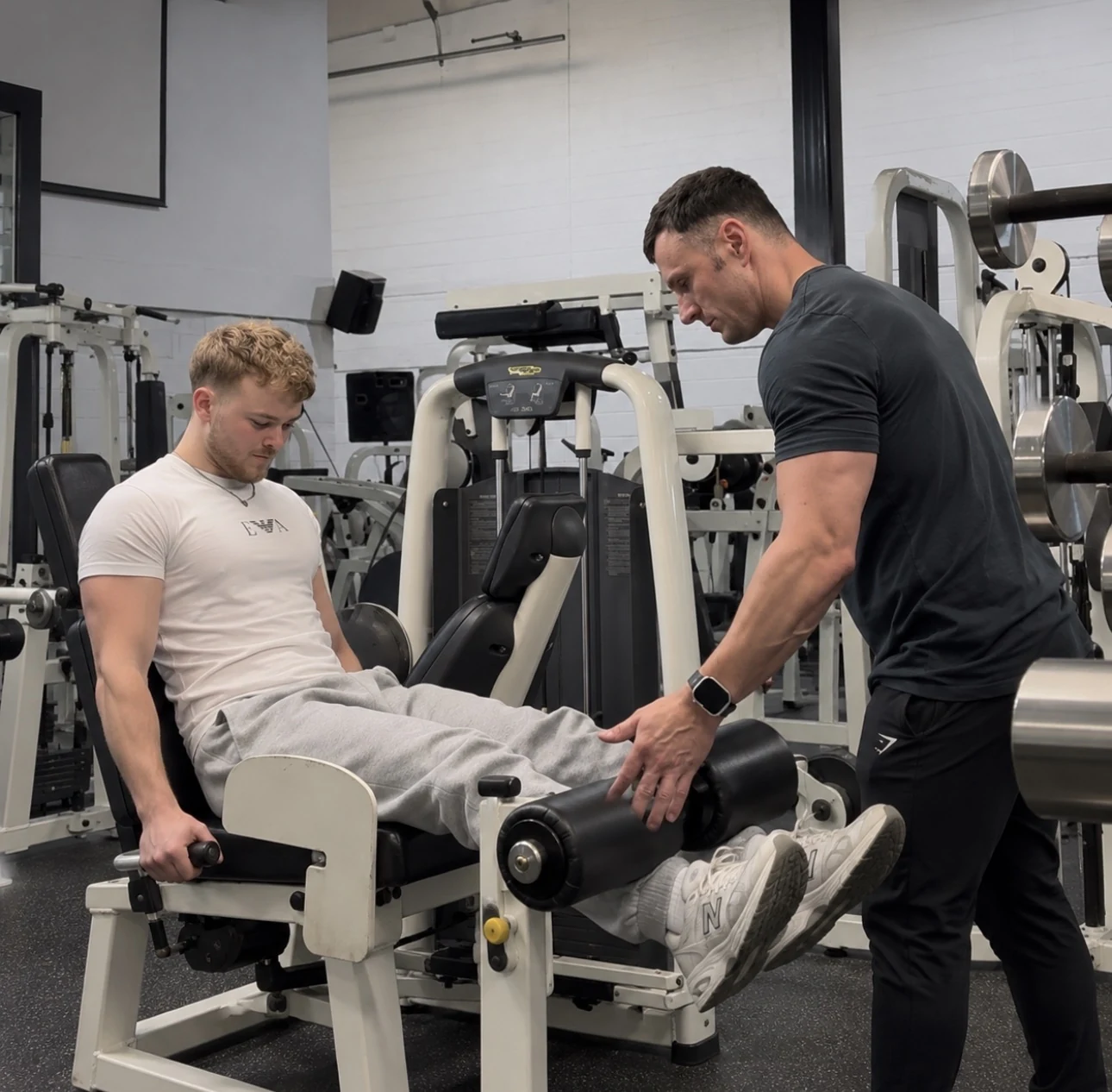 Personal training session at Driving Force Lifestyle Fitness